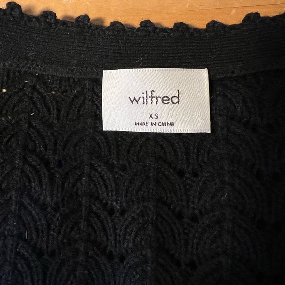 Aritzia Wilfred Fika Cardigan black XS - Picture 7 of 8